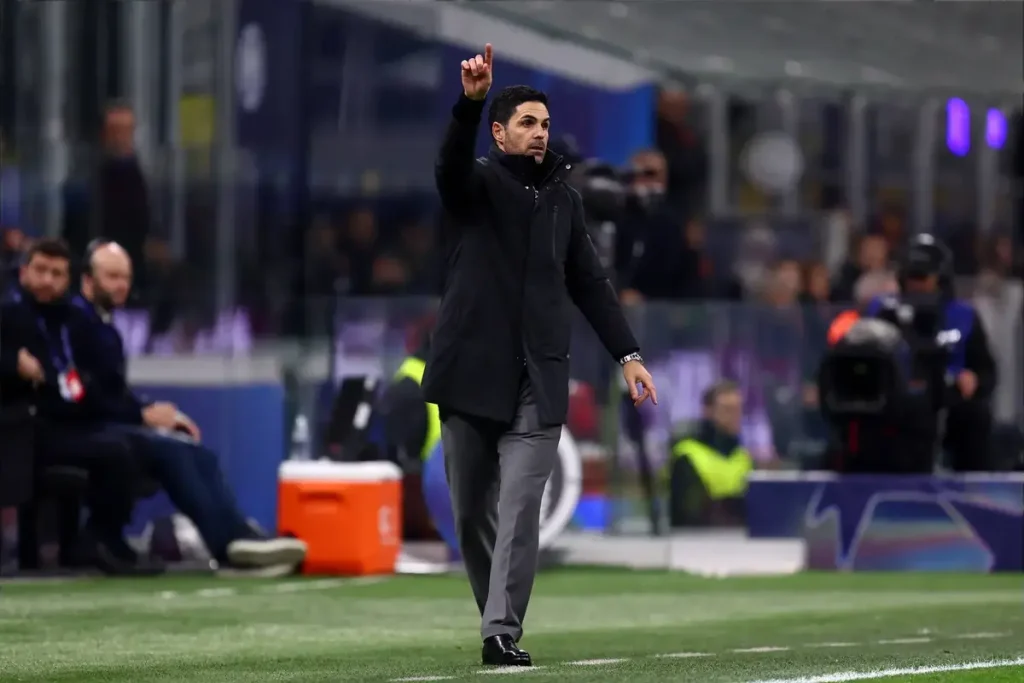 Mikel Arteta vents after home defeat against Manchester United.