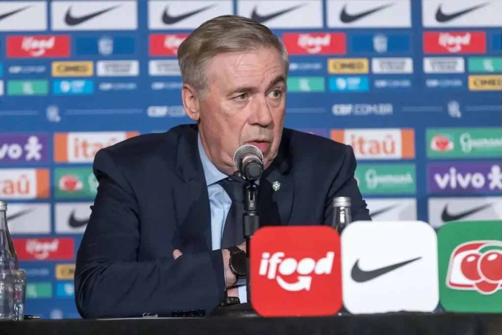 “Ancelotti set to renew contract with Brazil after hint from the CBF president.”