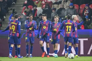 Jogadores do Barcelona brilham contra o Slavia Praga e reavivam esperanças na champions