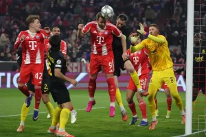 “Kane shines with two goals and secures Bayern’s qualification in the Champions League.”