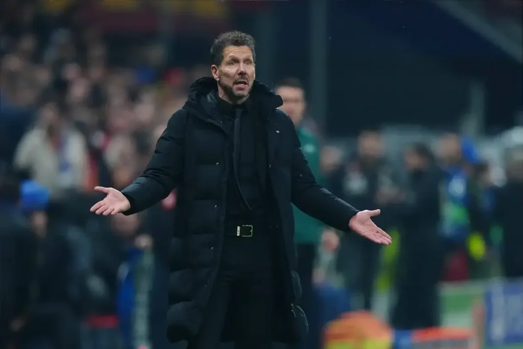 “Diego Simeone collides with a gaffe and leaves everyone speechless.”