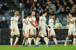 Milan holds on and draws with Roma in an exciting match in Serie A.
