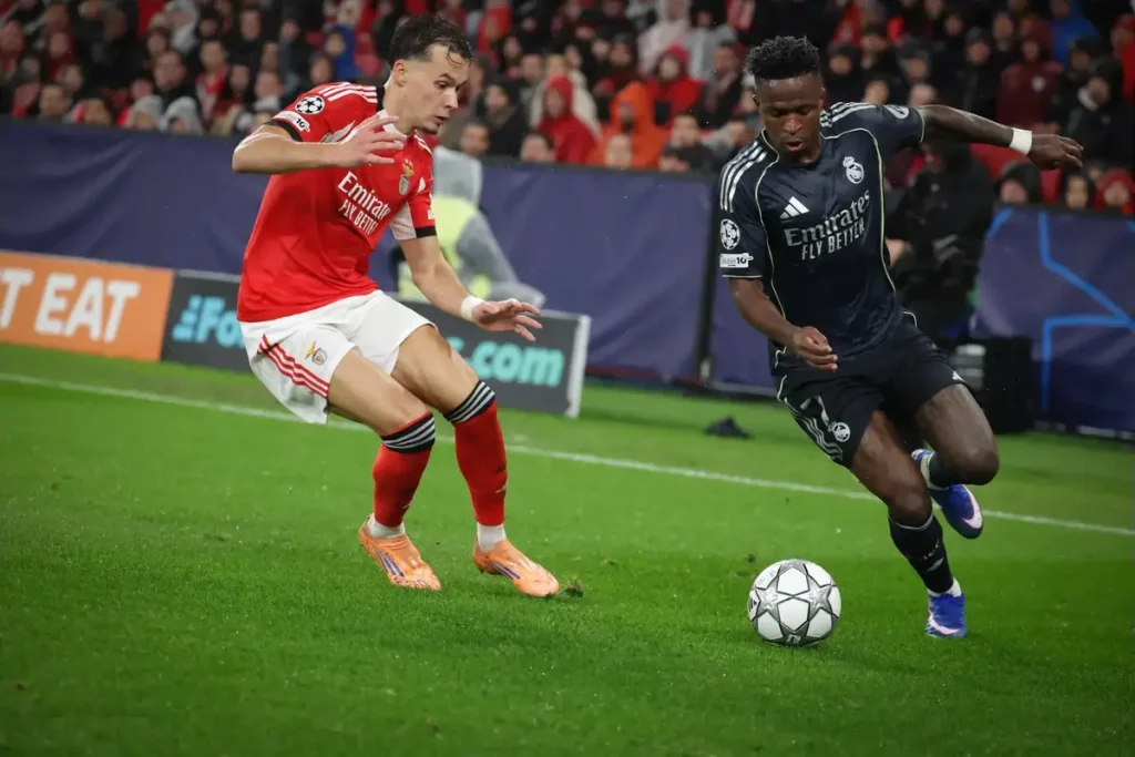 Benfica enfrenta Real Madrid em duelo decisivo no play-off da champions