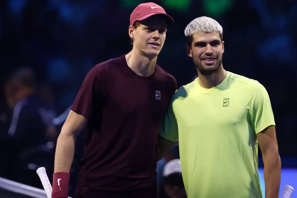 Carlos Alcaraz e Jannik Sinner: Comparação com os ‘big 3’ ganha nova luz