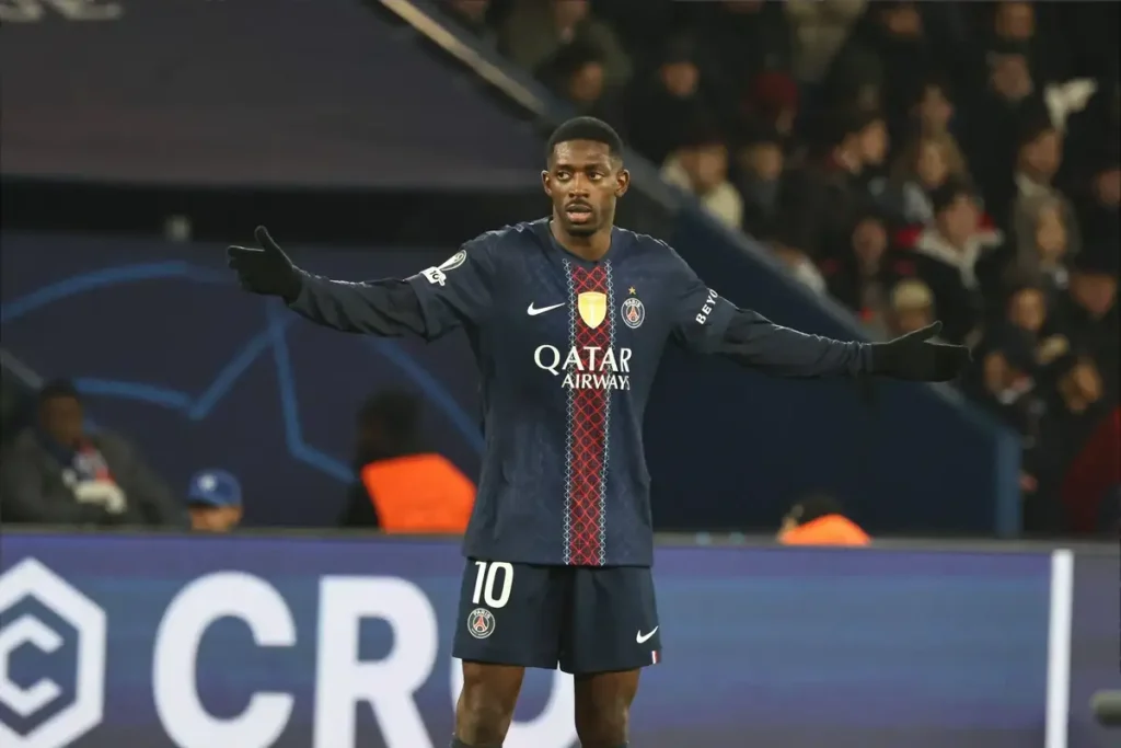 Dembélé e Fabián Ruiz fora do jogo decisivo do PSG na Champions League