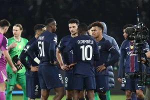 “Four PSG stars out of the match against Monaco, including Dembélé.”