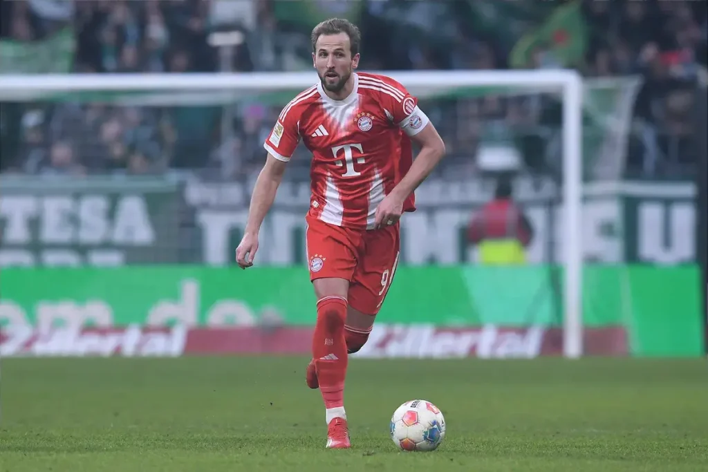Kane brilha com dois golos e garante vitória do Bayern sobre o Werder Bremen
