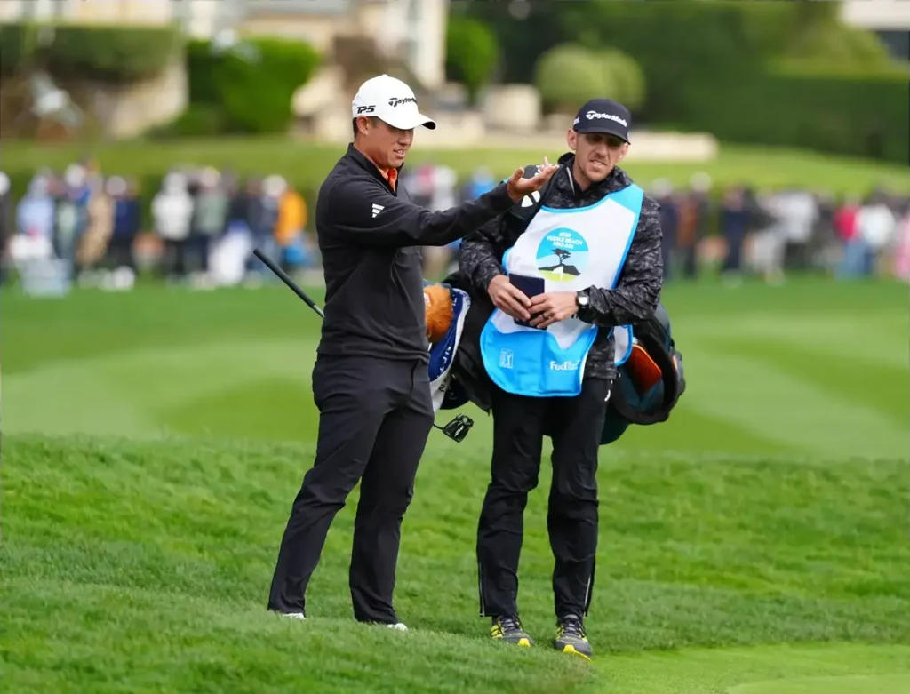 Collin Morikawa’s caddie reveals chilling secrets of the triumph at Pebble Beach Pro-Am.