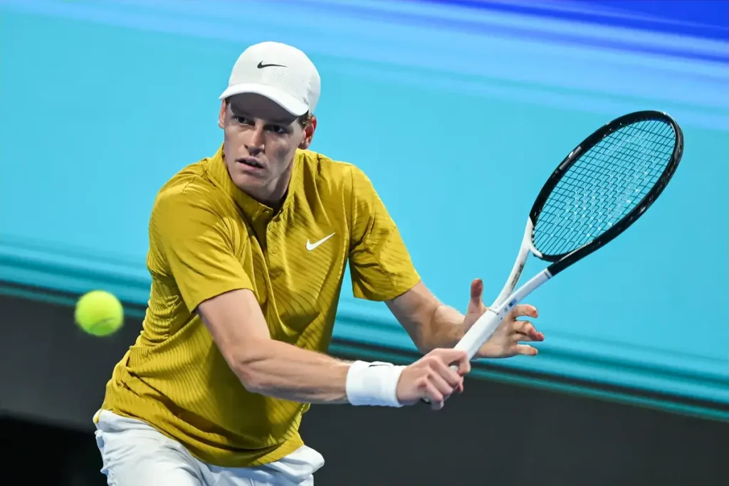 Jannik Sinner has the chance to surpass Carlos Alcaraz at the Qatar Open.