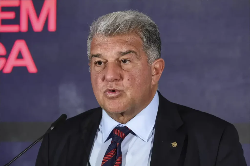 Joan Laporta denuncia escândalo monumental do Real Madrid no futebol espanhol