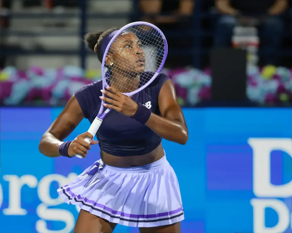 Coco Gauff surpreende antiga estrela americana com comentário durante jogo
