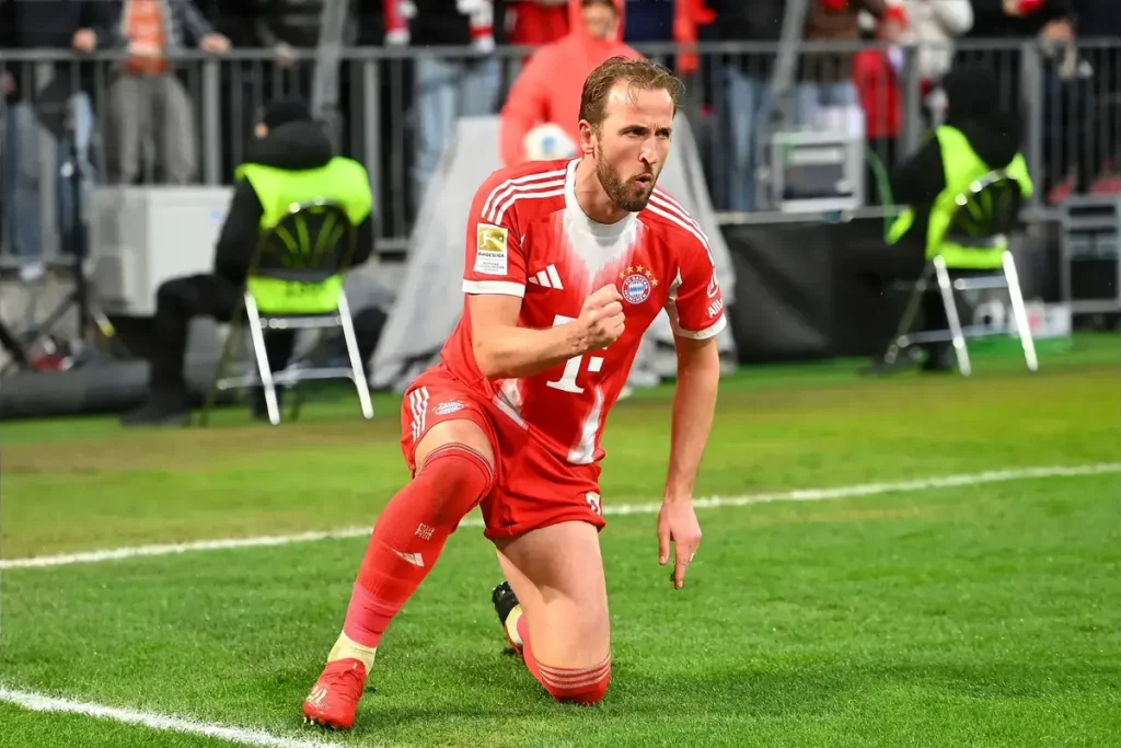 Kane brilha com dois golos na vitória do bayern sobre o Eintracht Frankfurt