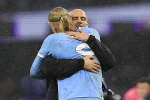 “Man City puts pressure on Arsenal in the title race with a hard-fought victory.”