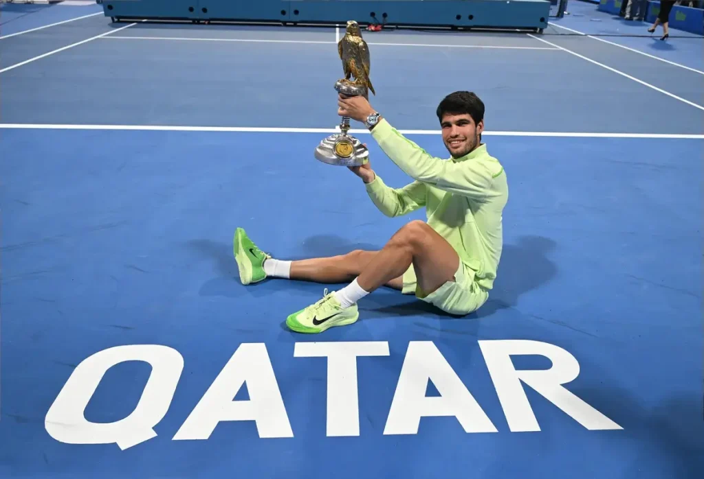 “Alcaraz shines in Doha and wins the 26th title of his career.”