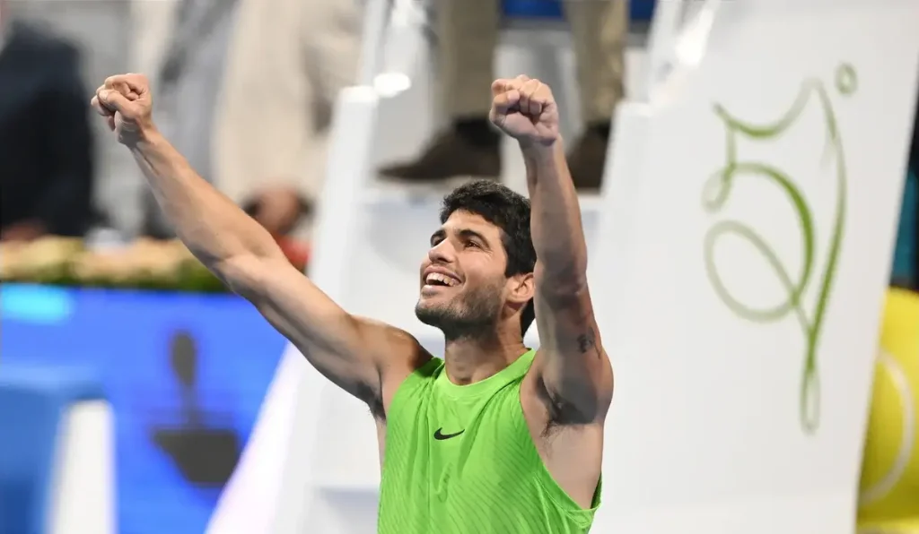 Carlos Alcaraz feels that his mission is accomplished after masterclass in Doha.