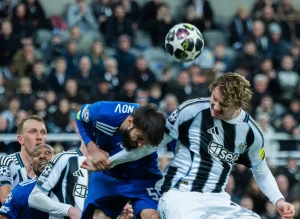 “Newcastle crushes Qarabag and prepares for a clash with Chelsea or Barcelona.”