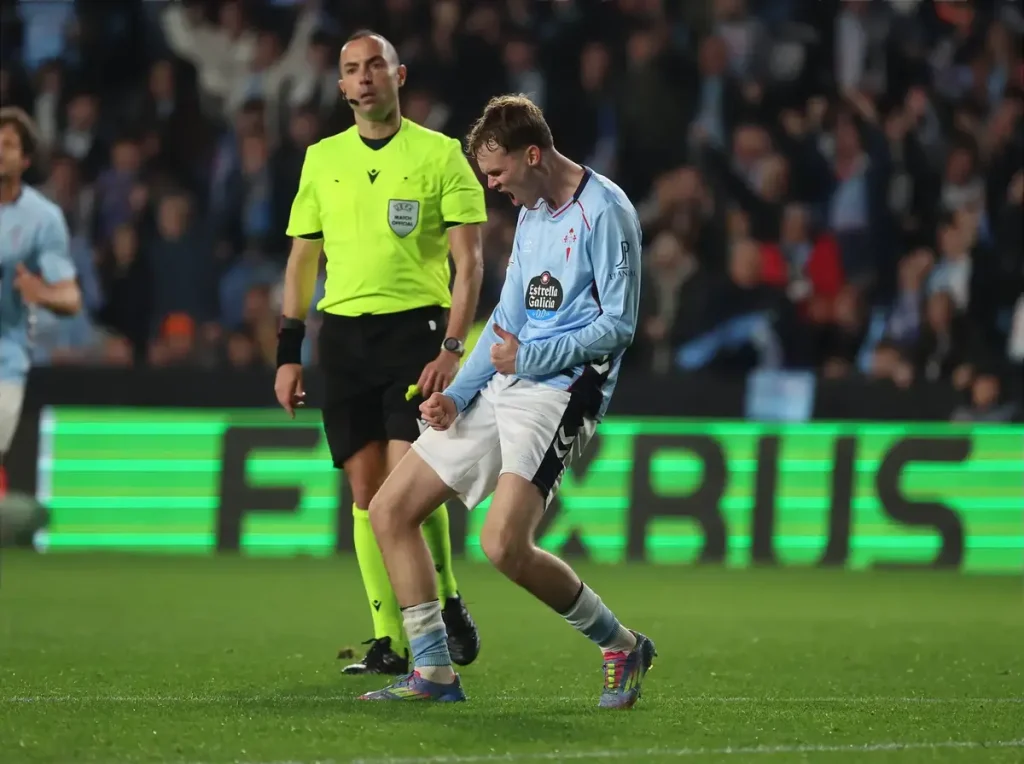 Celta de Vigo avança com facilidade para os oitavos da Europa League após golo de Swedberg
