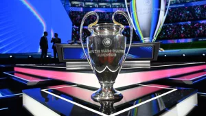 When is the draw for the round of 16 of the Champions League?