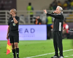 Jorge Jesus wins Coach of the Month title in Saudi Arabia.