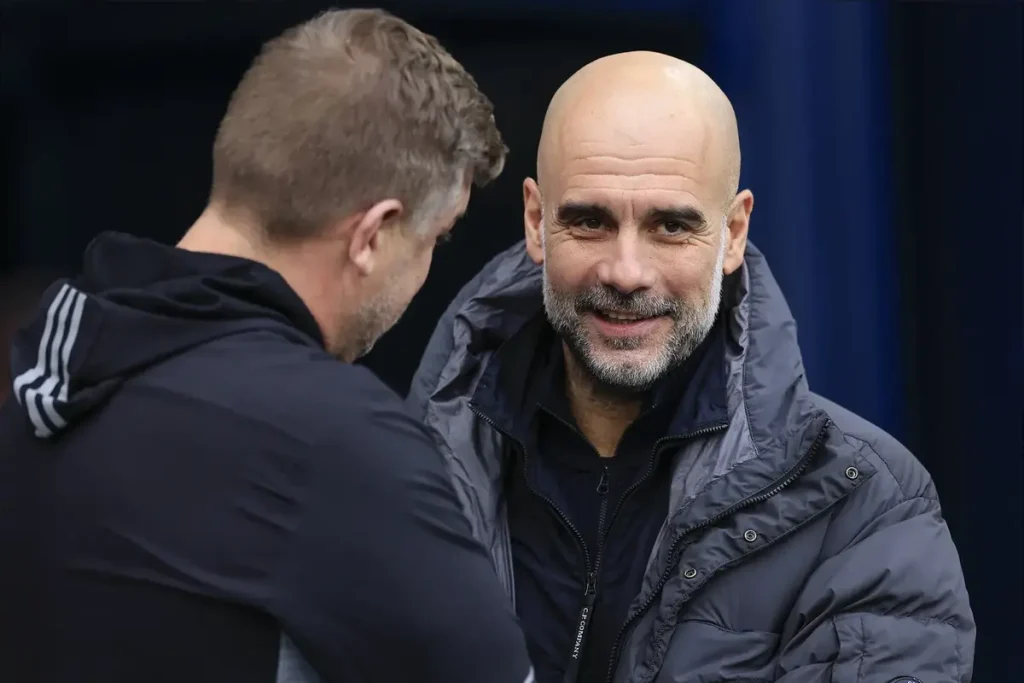 Pep Guardiola faz piada sobre seleção do Manchester City contra o Nottingham Forest