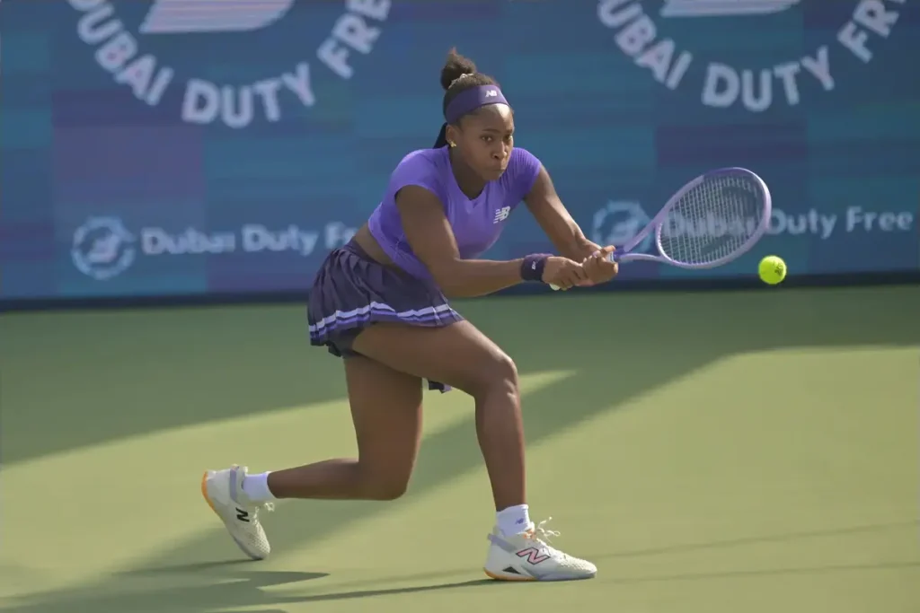 Coco Gauff defends the ball kids who are forced to deal with sweaty towels during the matches.