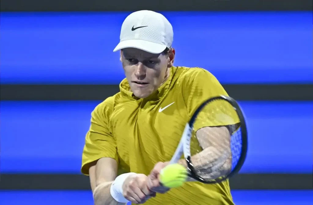 Eugenie Bouchard praises Jannik Sinner and Carlos Alcaraz at Indian Wells.