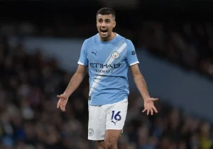 “Manchester City receives a quiet boost with the return of Rodri.”