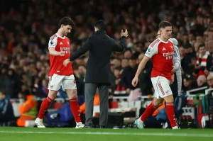 Arteta promises to stay calm after Arsenal increases lead in the Premier League.