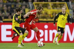 “Kane and Bayern crush Dortmund and nearly wrap up the season in the Bundesliga.”