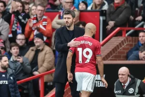 Carrick leaves enigmatic message about the future at Manchester United.