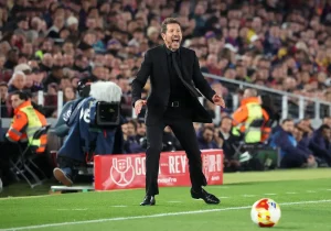 Simeone states that Atlético was better than Barcelona in the second leg.