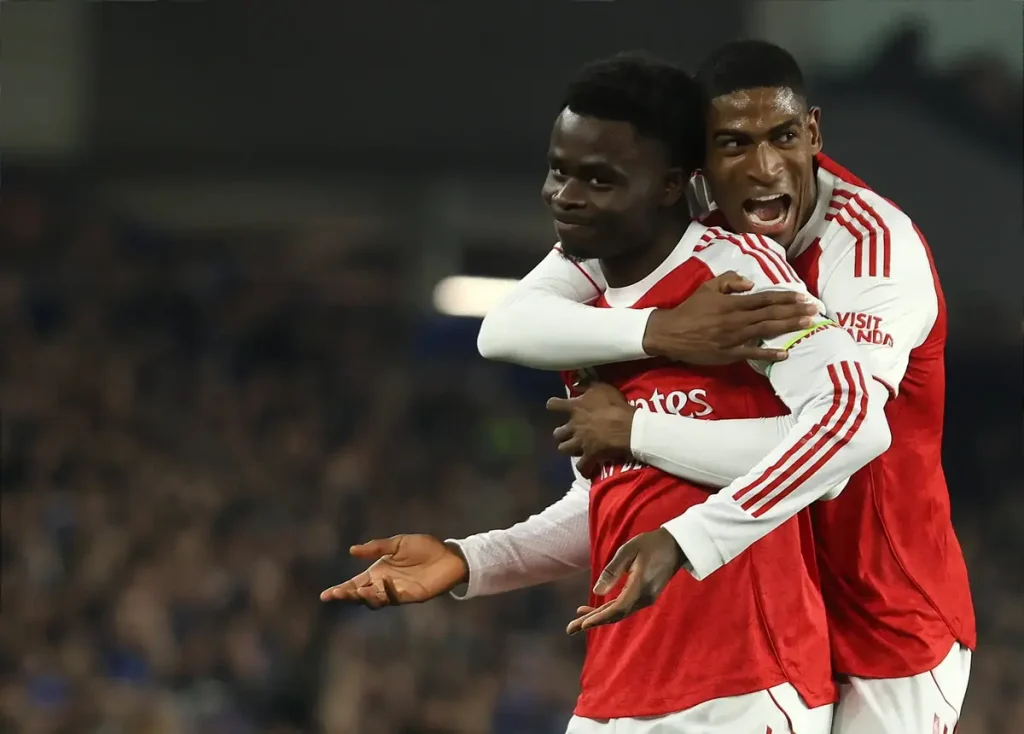 Saka orgulhoso e feliz após ser o heróI do Arsenal