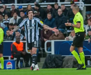 Sandro Tonali and the Newcastle United trio may be suspended by UEFA.