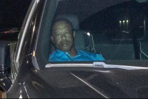 Tiger Woods arrested for driving under the influence after car accident.