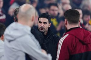 “Arteta motivates Arsenal fans for the Carabao Cup final.”