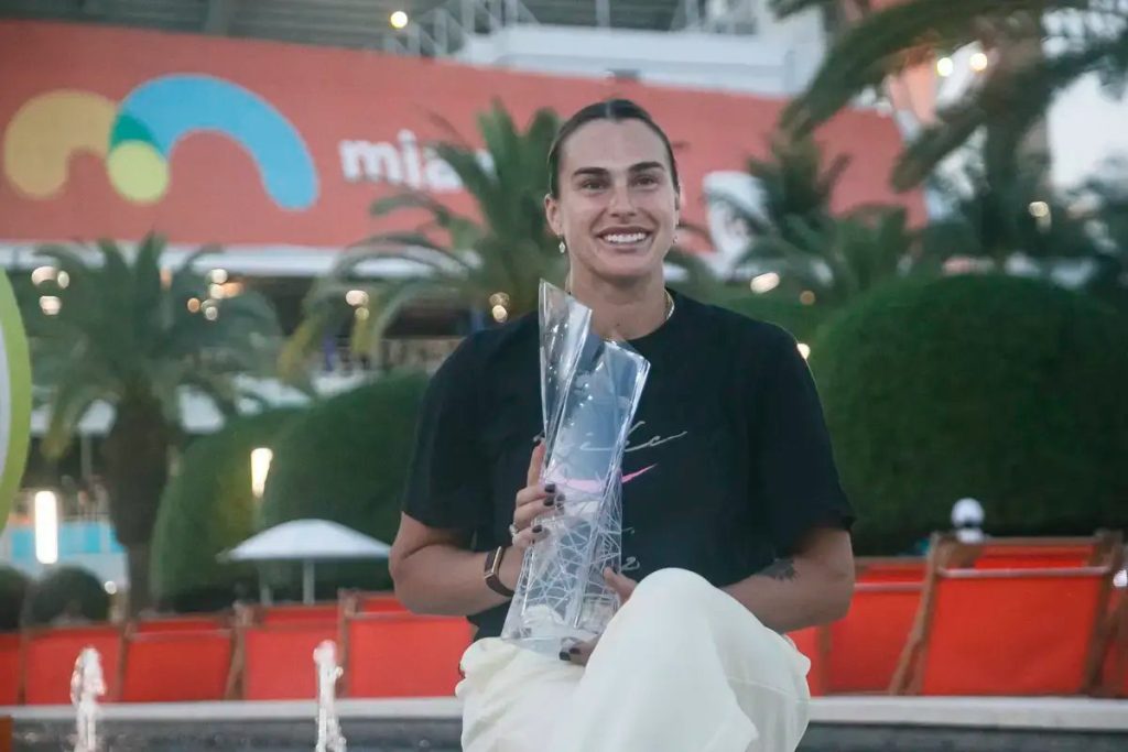 Aryna Sabalenka conquista o sunshine double ao vencer Coco Gauff