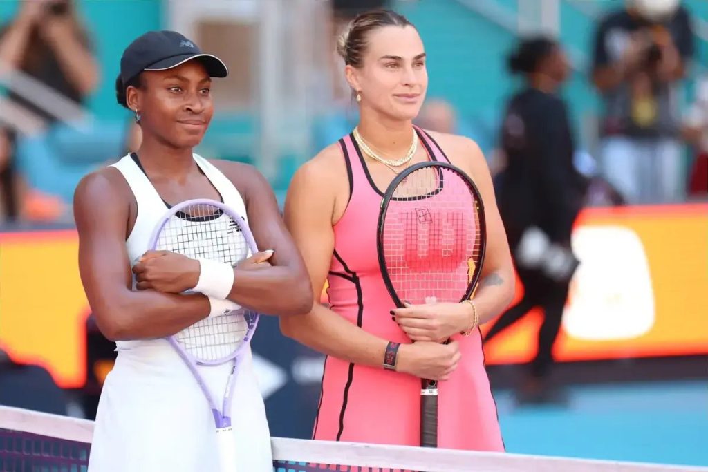 “Aryna Sabalenka apologizes after incident in the Miami Open final.”