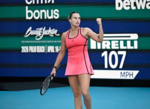 Aryna Sabalenka perto de bater recorde histórico de Serena Williams