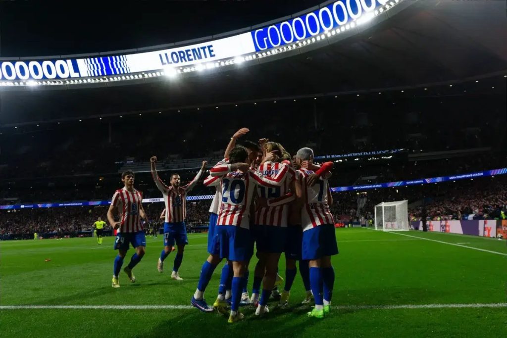 Atlético de Madrid humilha Tottenham com uma vitória de 5-2