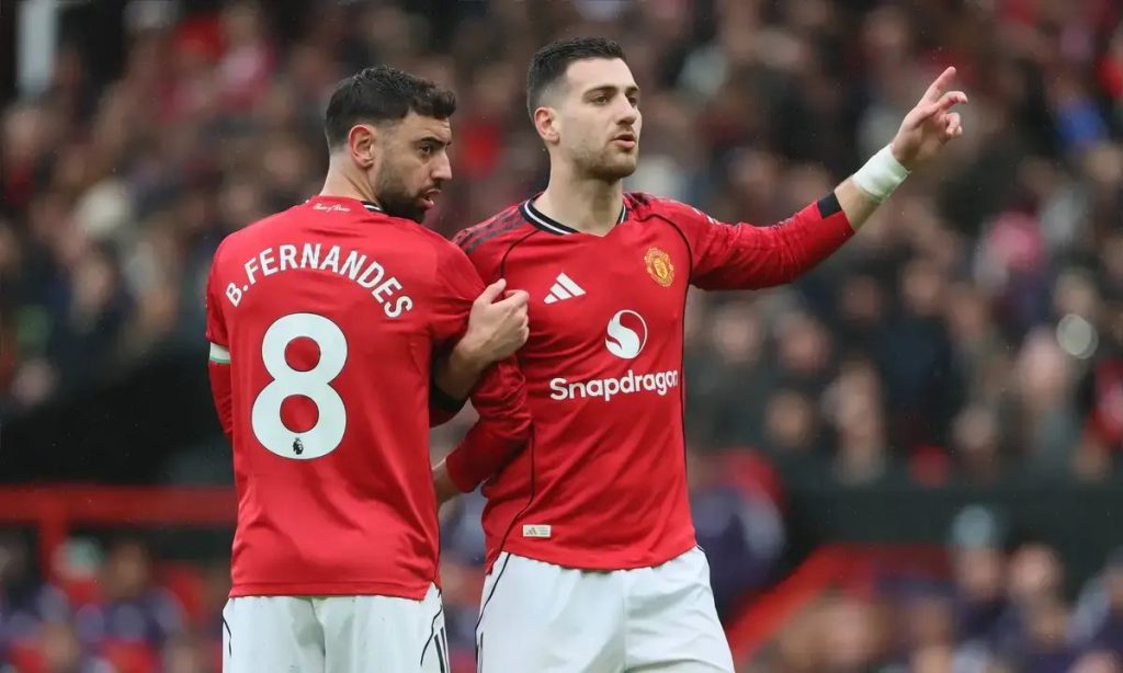 Bruno Fernandes revela como o plano de Carrick funcionou contra o Aston Villa