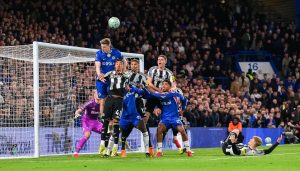 “Chelsea sees Champions League dreams crumble with Gordon’s goal.”