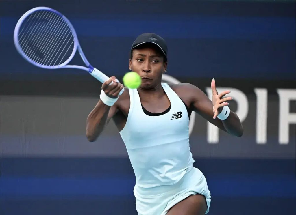 Coco Gauff brilha na meia final do Miami Open e abala rankings da WTA