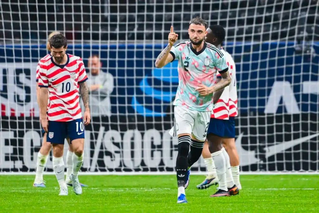 Debast shines and scores a stunning goal in Belgium’s victory over the USA.