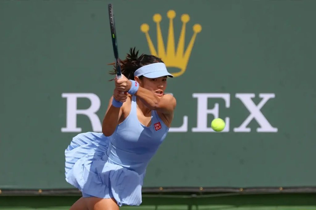Emma Raducanu makes a bold statement but suffers a crushing defeat.