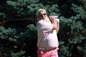 John Daly receives golf ambassador award.