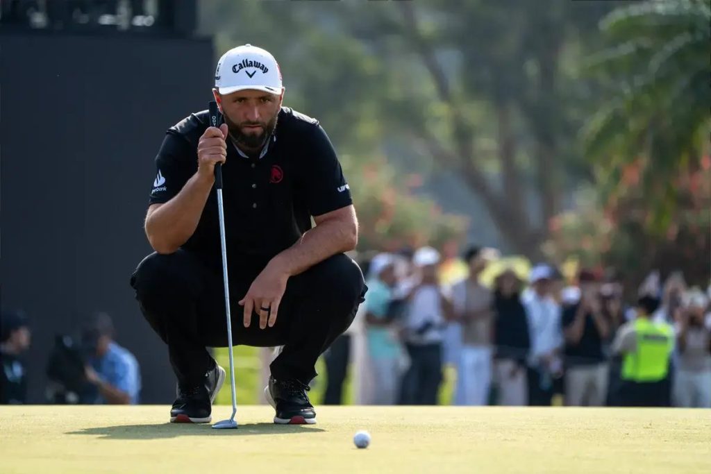 Jon Rahm reacts surprisingly after a crushing defeat to DeChambeau.