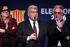 Laporta reveals news about the contracts of Barcelona players.