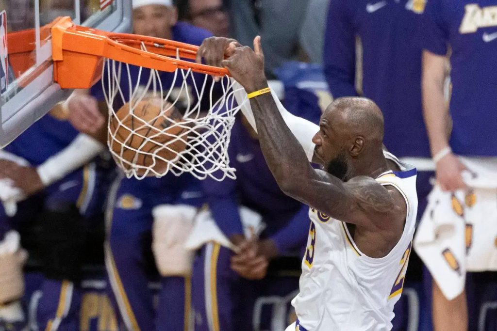 LeBron James breaks record and becomes the highest scorer in NBA history.