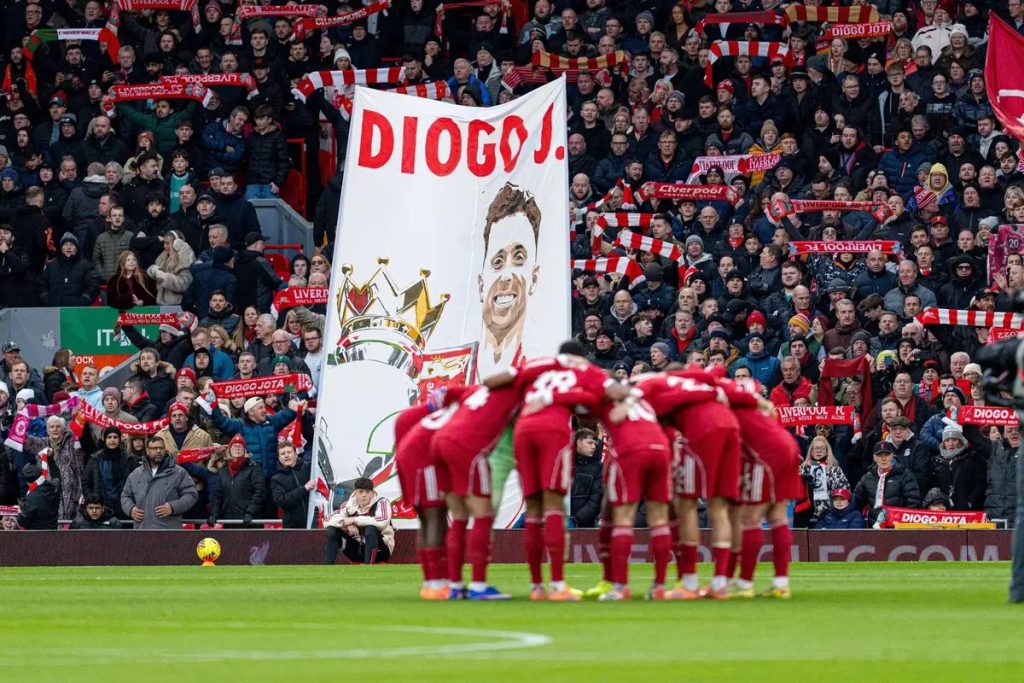 Liverpool pede remoção urgente de conteúdos ofensivos sobre a morte de Diogo Jota