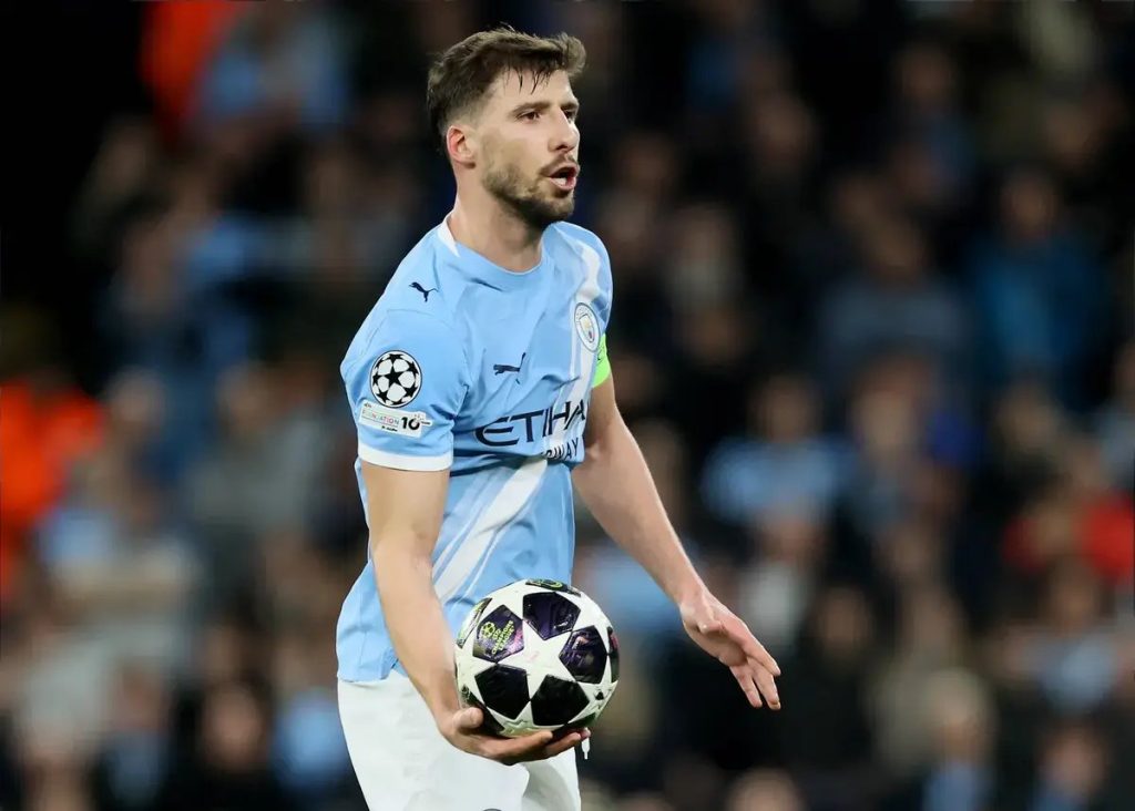 “Man City in shock over Ruben Dias’ absence in the Carabao Cup final.”